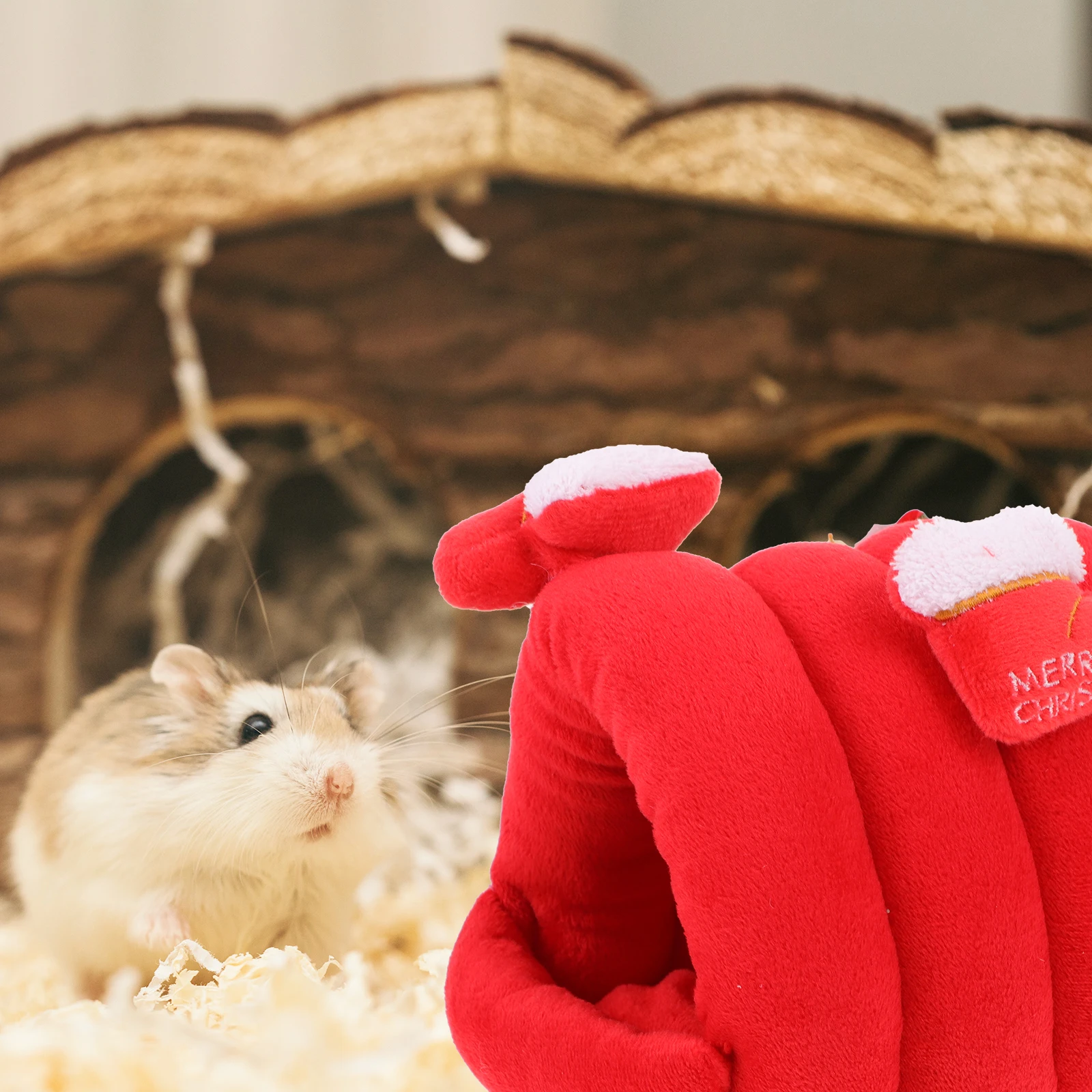 

Winter Pet Bed Warm House Nest Cotton Cave Hamster Supplies Chinchilla Rest Small Pets Squirrel Mouse Hedgehog Durable