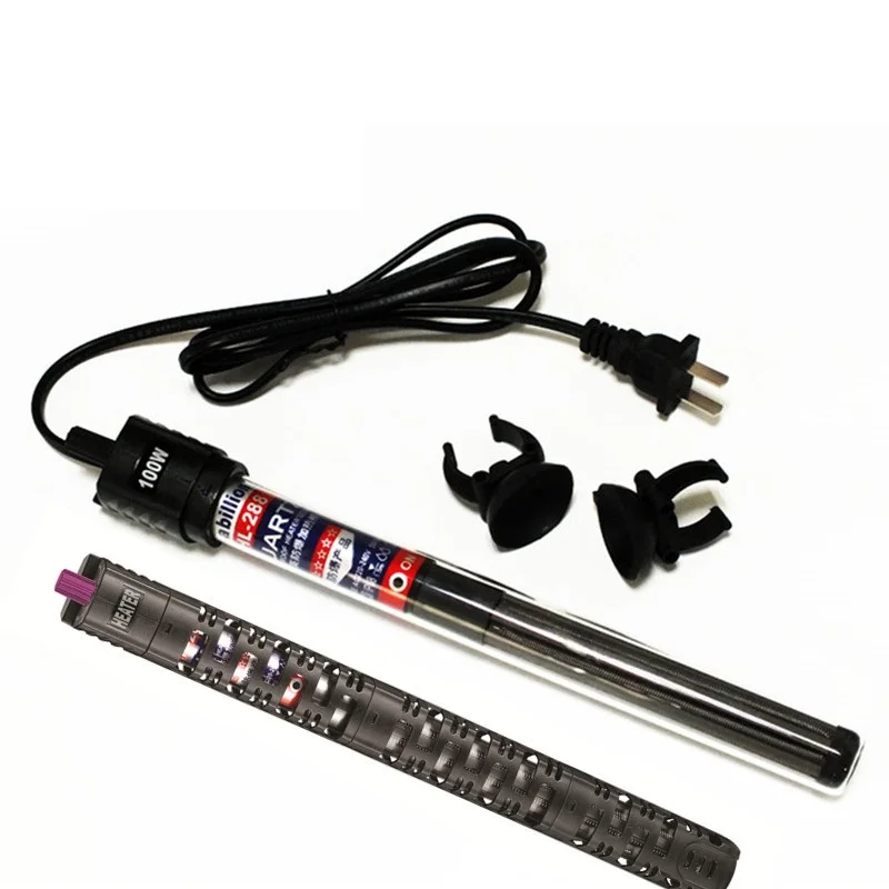 Series 100W European Union Plug Glass Heater High Quality Aquarium Temperature Control Living Room Space Box Packaging