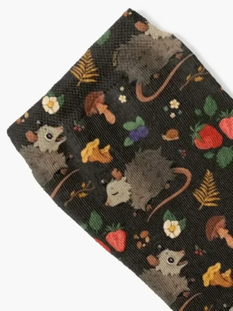 possums & treats Socks designer gym sports stockings loose Socks Man Women's