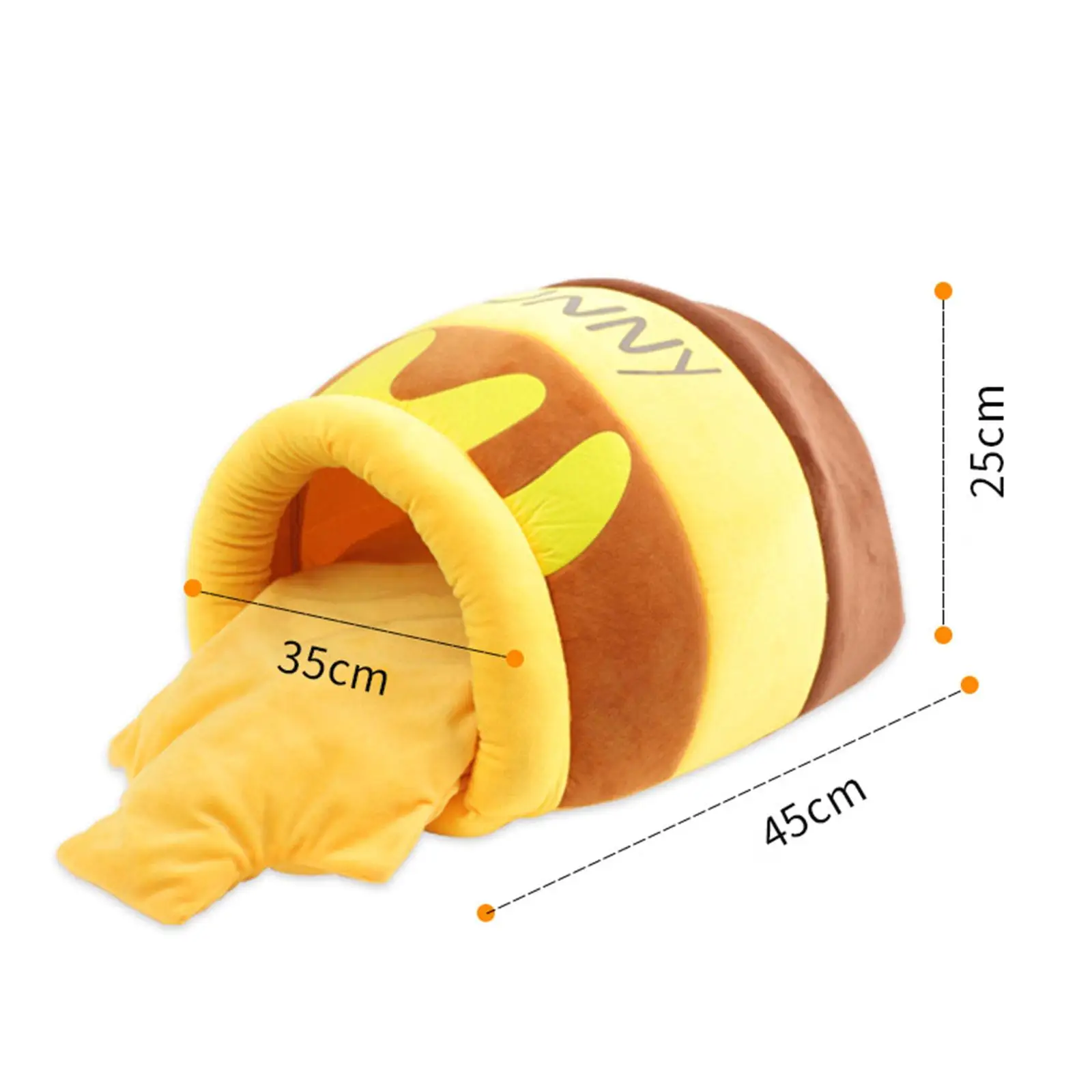 Cama nido térmica para gatos y perros pequeños – Cueva con cojín lavable