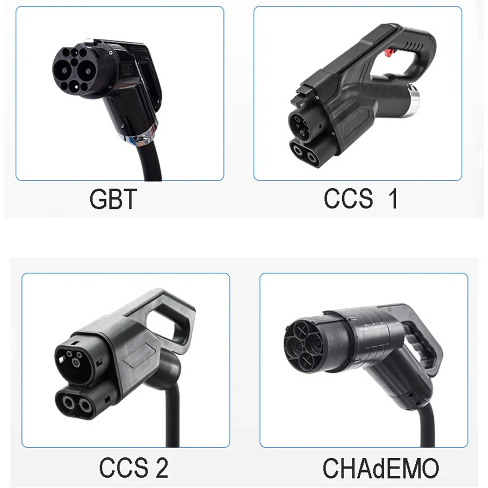 Multi-functional Dc Ac Wall-mounted Charging Pile Ev Dc Charger 2 Guns For 40 Kw Ev Ccs Gbt/dc Charger