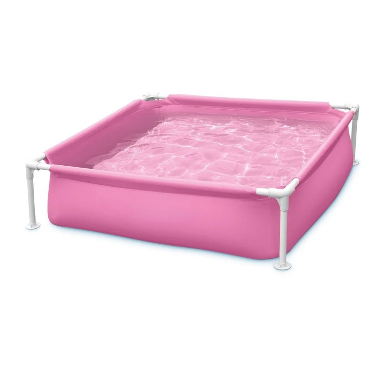 

Mini square tube frame play pool, children's bathtub, ocean ball pool, home courtyard swimming pool