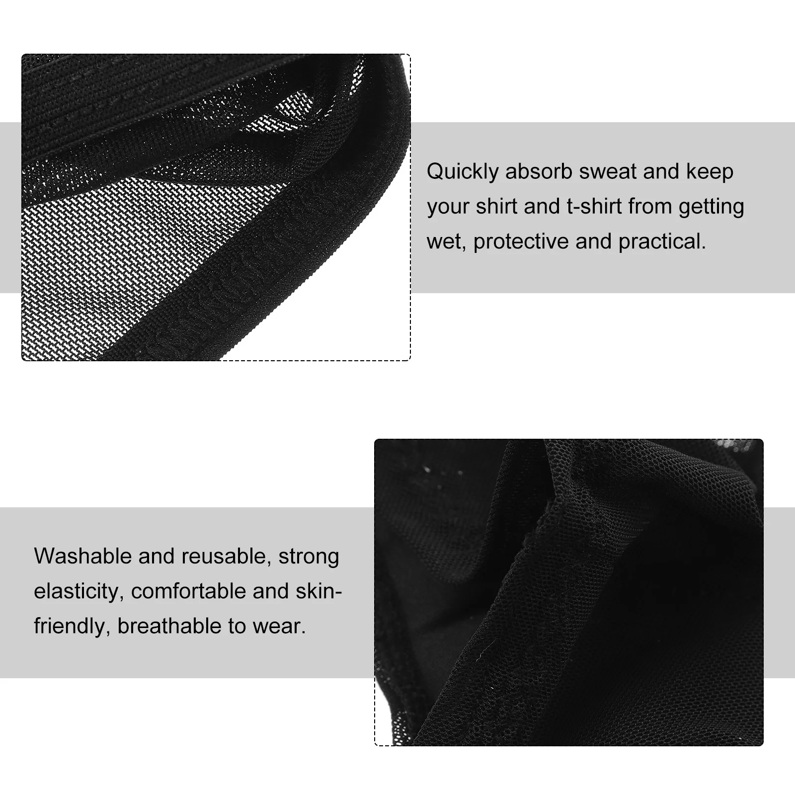 

Invisible Mesh Underarm Sweat Vest For Women Washable Breathable Anti-Sweat Undershirt For Running Workout Fitness