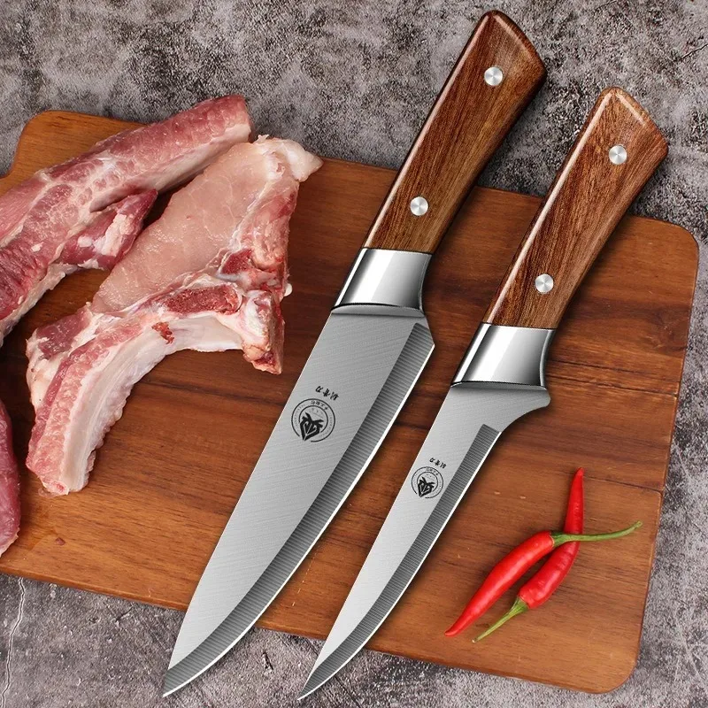 Professional Japanese Knife Multifunction Butcher Knives BBQ Cutter Chef Knives Meat Fish Slicing VegetablesCutter Cleaver Knife