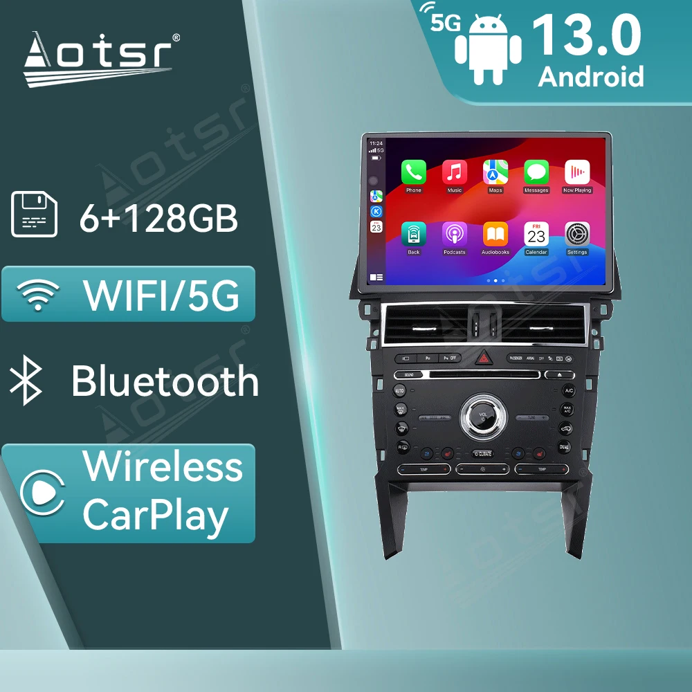 

13.3 Inch QLED Screen Android 13 For Ford Explorer 2011-2018 Car Radio Stereo Multimedia Player GPS Navigation CarPlay Head Unit