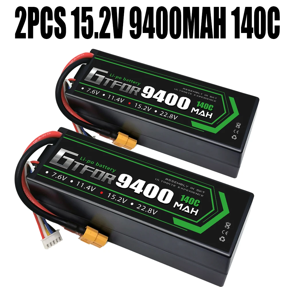 GTFDR 9400mAh 140C HV 7.6V 11.4V 15.2V bateria Lipo 11.1V 14.8V 22.2V 3S 4S 6S 10000mAh 6500mAh 6200mAh 6750mAh 8400mAh 7000mAh