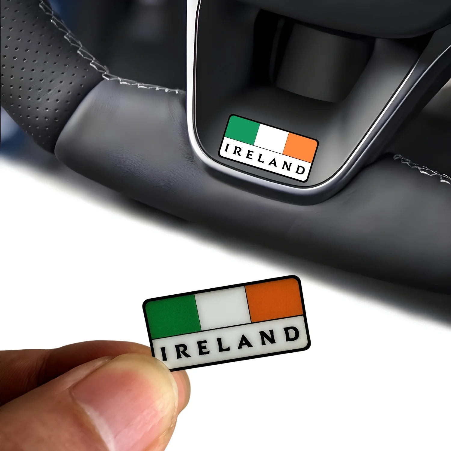 

5 pieces of Irish flag style car stickers, car logo stickers, decorative accessories for all kinds of vehicles