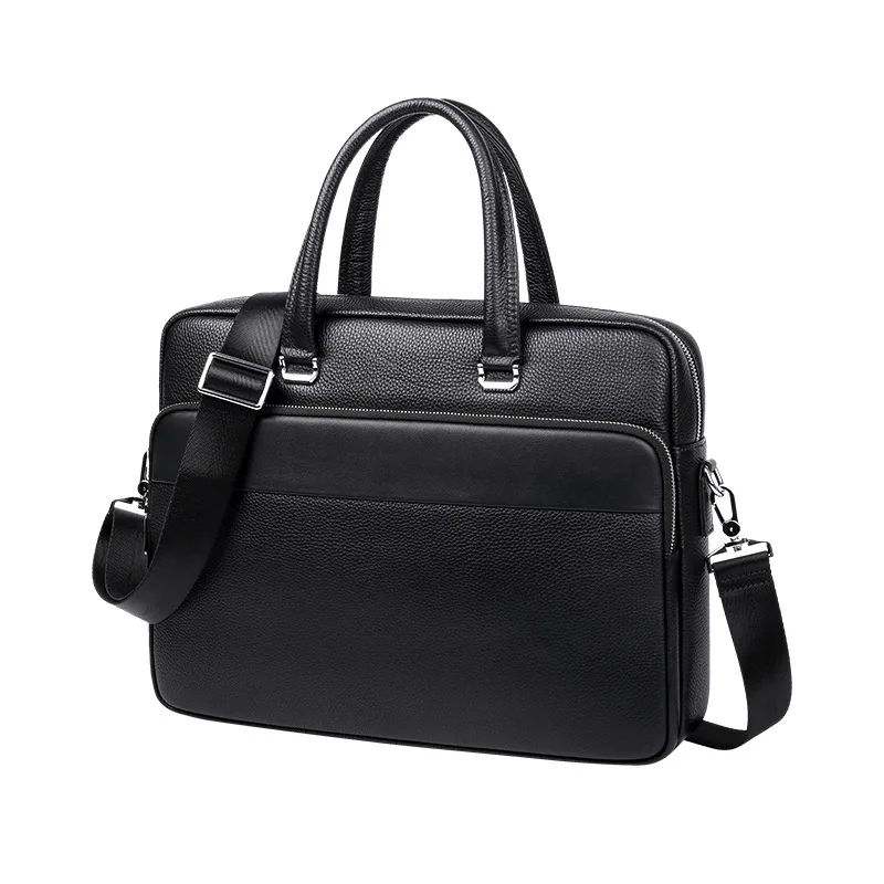 Fashion Handbag Business Trend High-end Feel Men's Luxury Men Bag Casual Genuine Messenger Leather Man Bags Commuter Briefcase