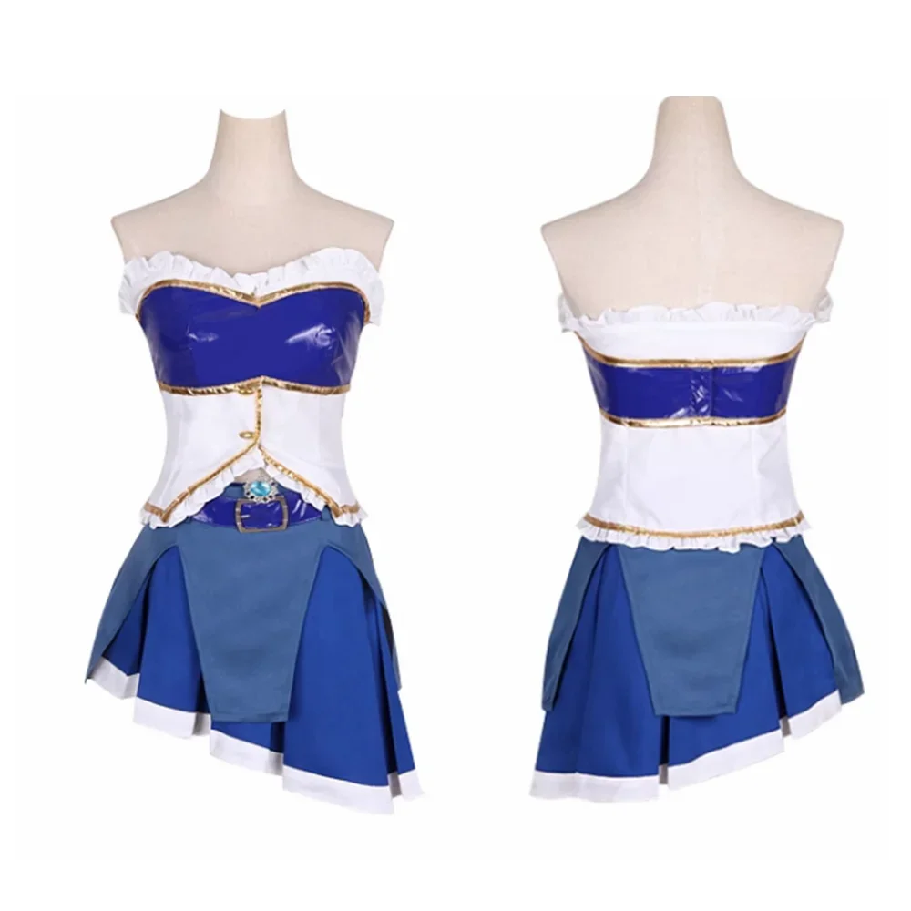 Unisex Anime Cos Miki Sayaka Cosplay Kostuum Uniform Sets Aangepast Formaat