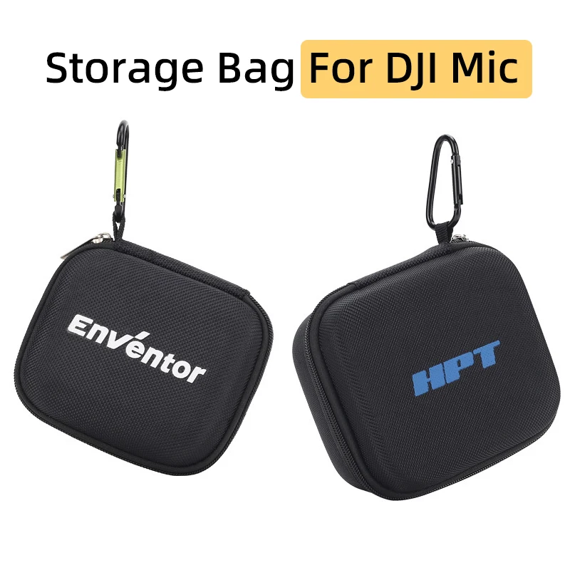 For DJI Mic Wireless Microphone Storage Bag Portable Waterproof Carrying Case Mini Handbag Protective Box Accessories