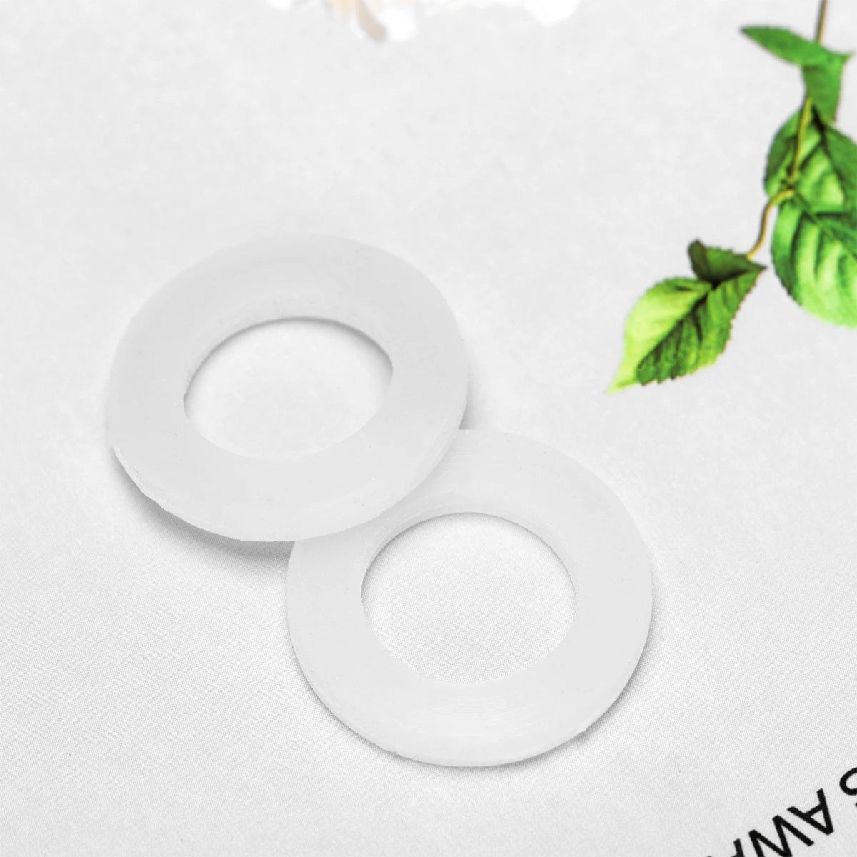 

50 Pcs Silicone Flat Gaskets Sealing Rings for Plumbing Faucet High Quality Washer Hydraulic Fittings Automobile Repair