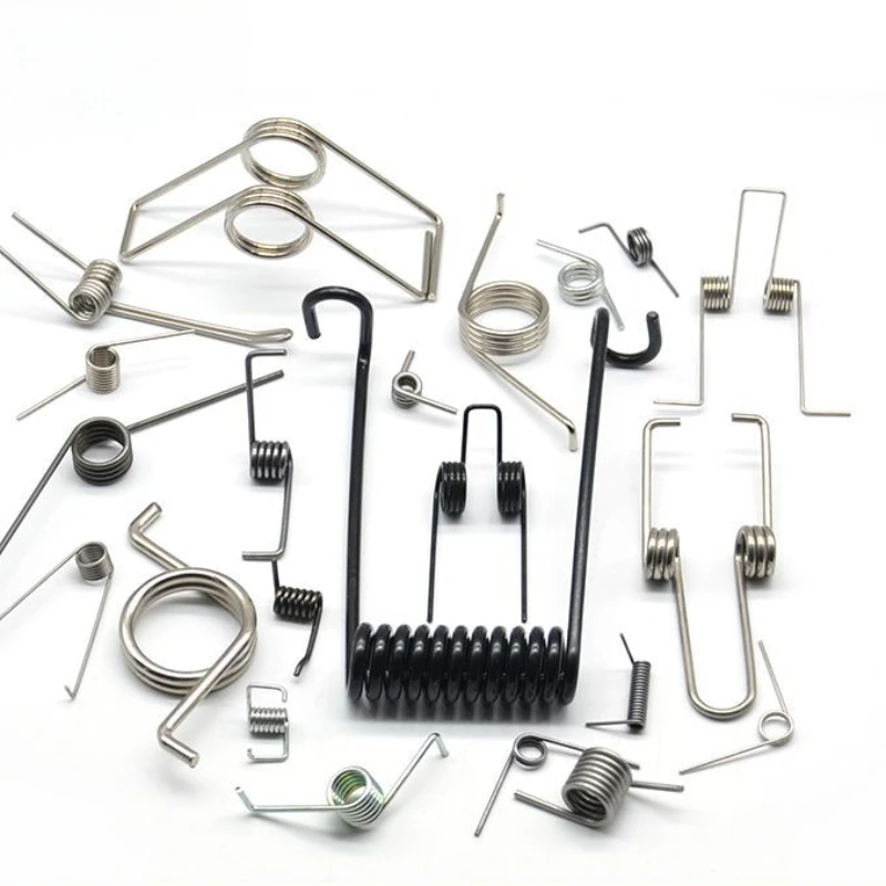 2PCS Baler 1.0mm Wire Diameter Double Torsion Return Springs   Stainless Or Spring Steel High Quality Rust Proof Spring