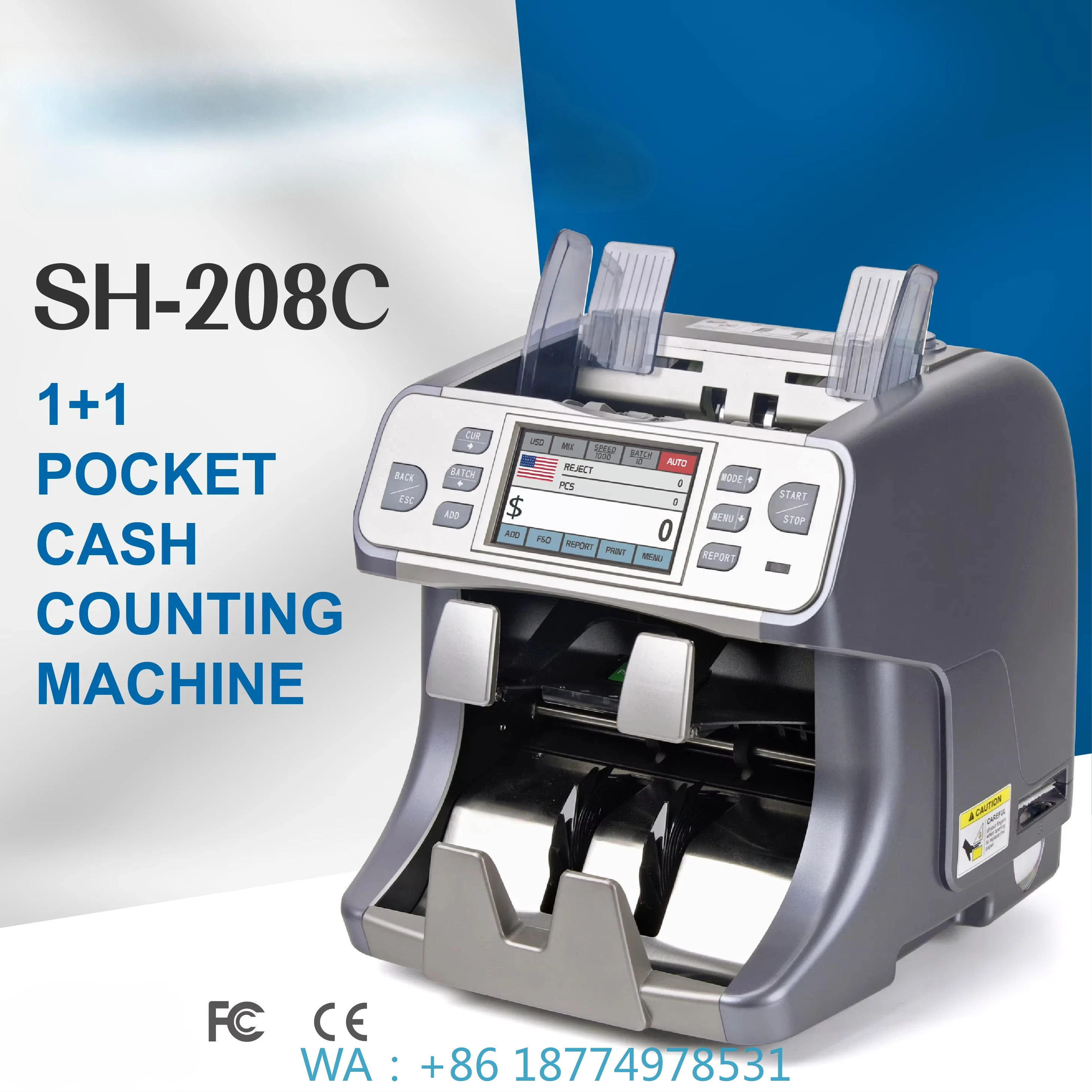 

Counting Machine With Competitive Price Bill Counter Portable Banknote Counting Note Detector Multi Currency Money