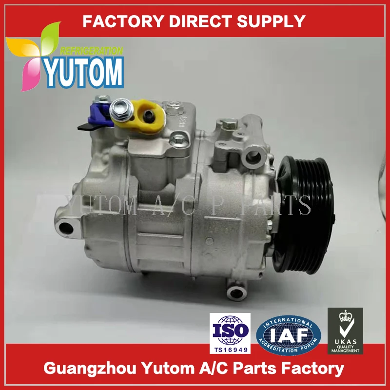 

6SEU14CAuto AC Compressor For Audi T5 Transporter/Multivan/Amarok 2.0 TDI 437100-7250 7E0820803 7E0820803F 4471502936 4471502930