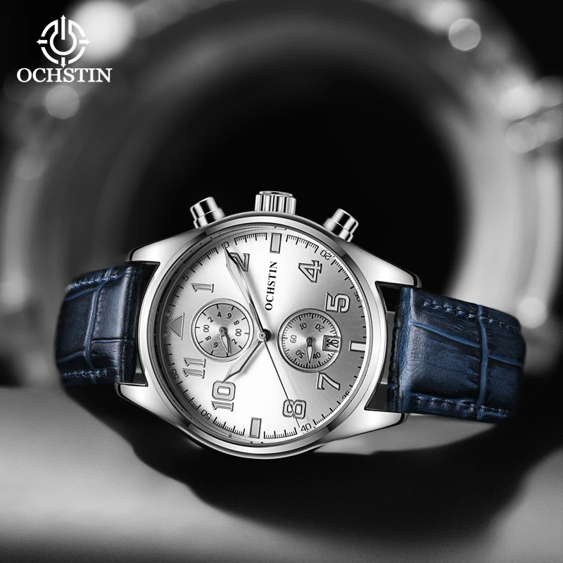 Ochstinprominente-reloj de cuarzo resistente al agua para hombre, cronógrafo con movimiento de cuarzo multifuncional, tendencia de personalidad simple, serie de celebridades