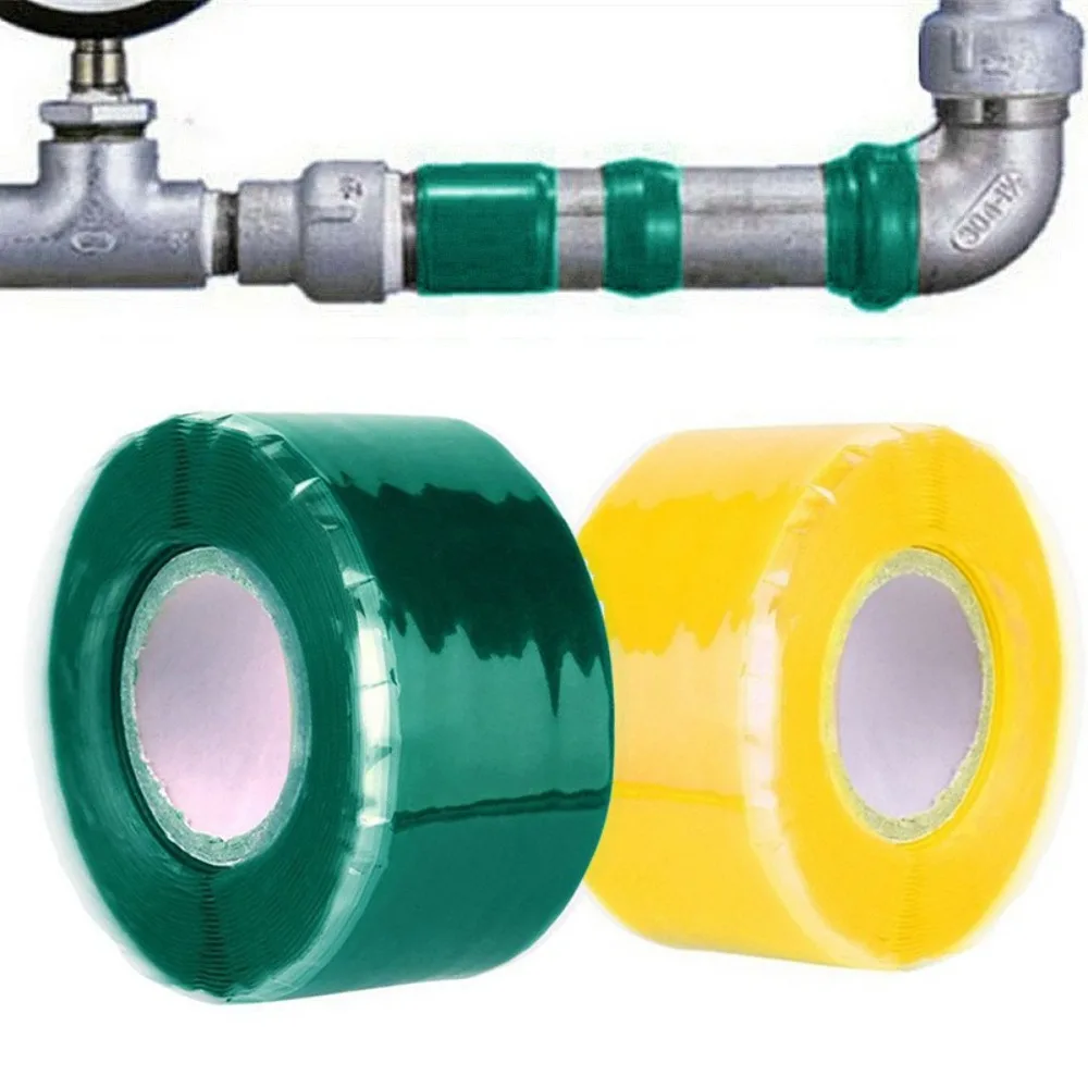 Self Fusing Water Pipe Repair Tape Super Strong Waterproof Silicone Adhesive Sealing Tape Insulating Pipeline Seal Tape