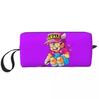 Arale And Poop Pencil Cases Large Capacity Pen Bags Pen Box Pencil Pouch For Boys Girls Students Stationery Makeup Bag