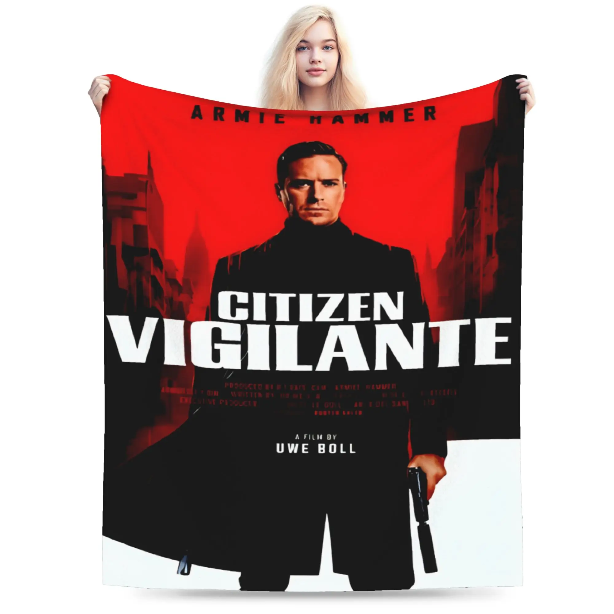 Citizen Vigilante Armie Hammer  Merch Blanket Lightweight Thin Flannel  Throw Blankets Cozy Rug Piece