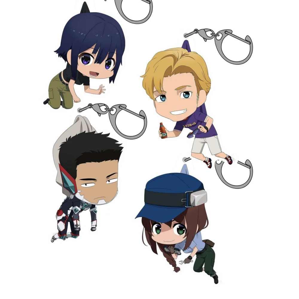 Loen Anime Store Brave Bang Lewis Smith Isami Ao Acrylic HD Figure Keychain Fans Gifts Decoration Pendant Collection About 6cm