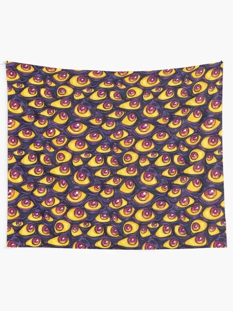 Wall of Eyes in Dark Purple Tapestry Home Decor Aesthetic Room Ornaments Wall Decoration Items Tapestry