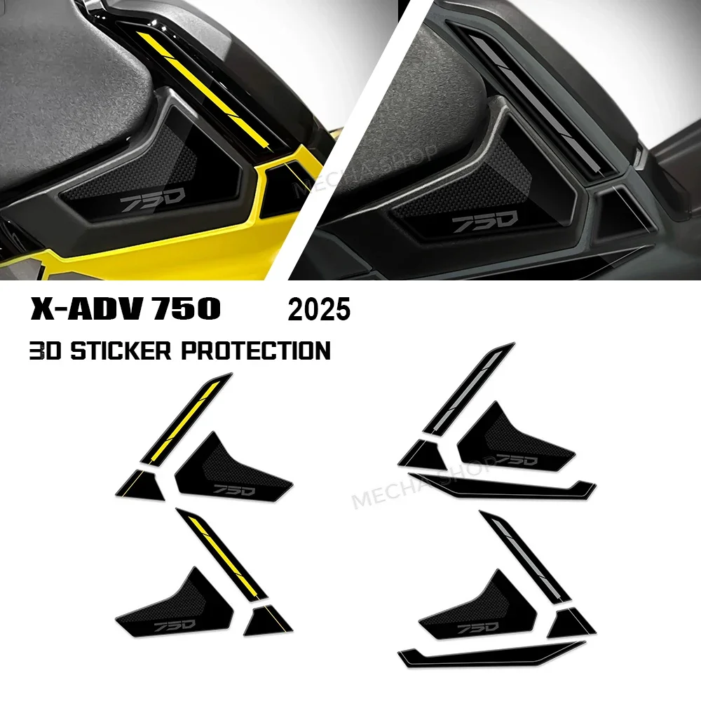 For XADV 750 XADV750 X-ADV 750 2025 3D Resin Sticker Protection Kit
