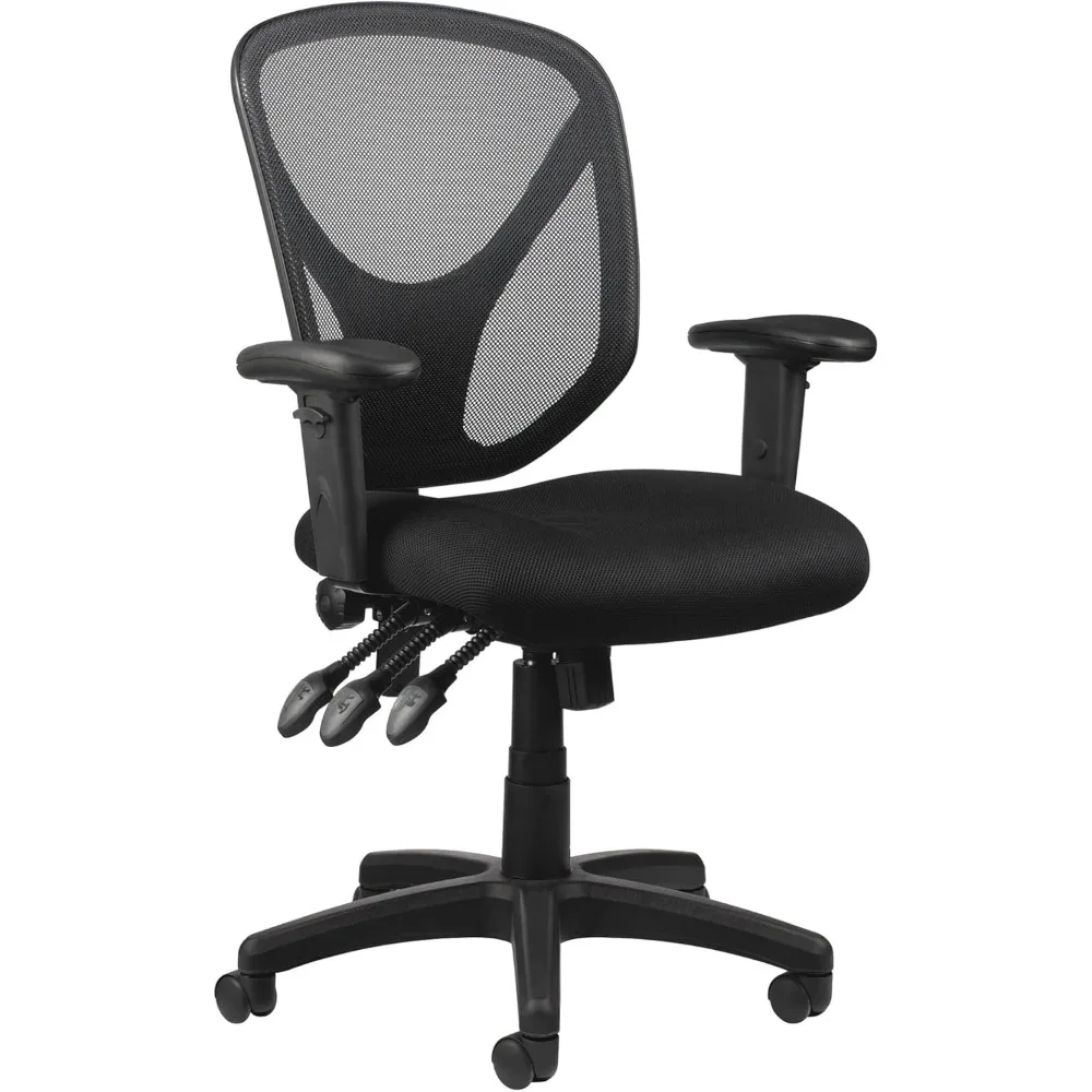 MFTC 200 Multifunction Ergonomic Super Task Chair, Black