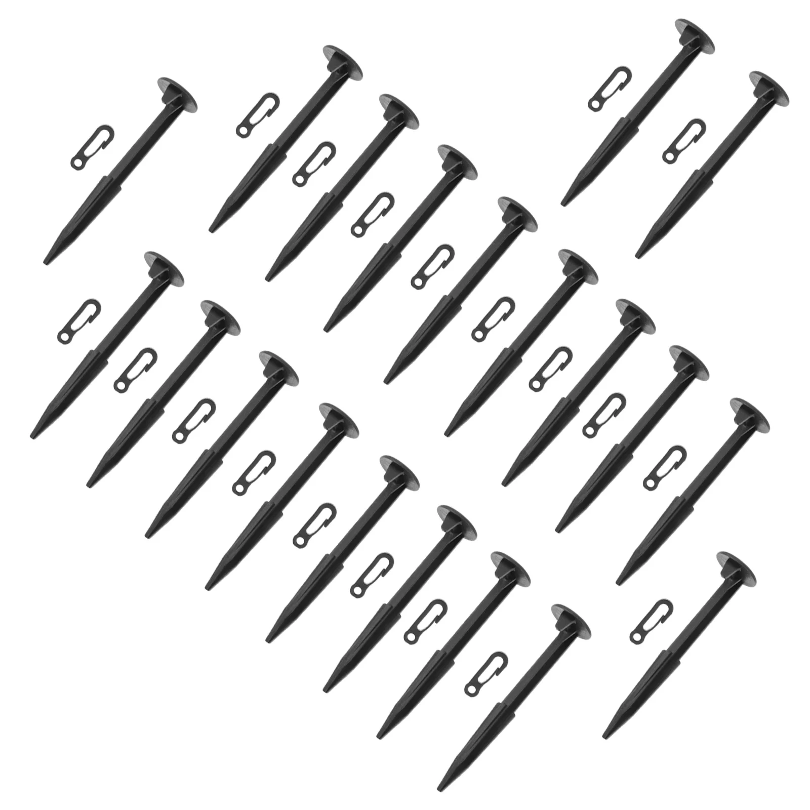 20 Pcs Nail The Ground Inflatable Spikes Camping Tent Stakes Toy Accessories Replacement Plastic Yard