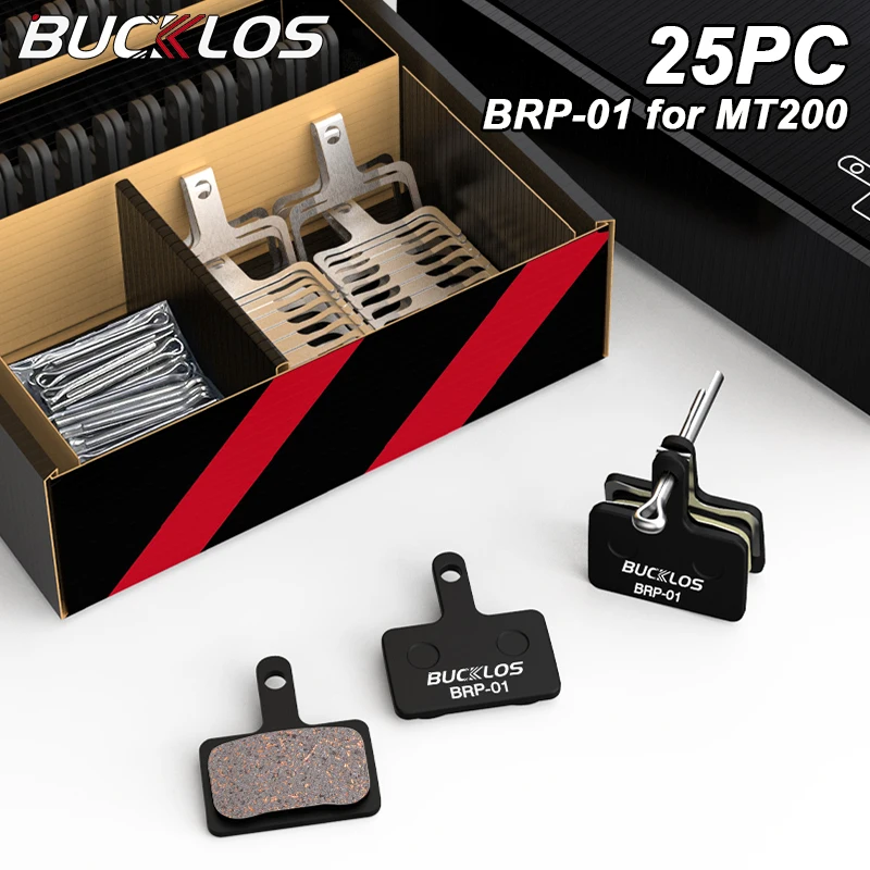 

25 шт. велосипедные тормозные колодки BUCKLOS MTB, гидравлические тормозные дисковые колодки для MT200 B01S, горные дорожные тормозные велосипедные дисковые колодки BMX, велосипедная часть