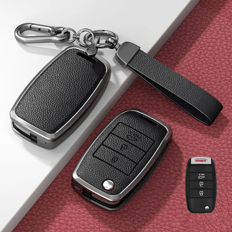 Car Full Key Case Cover Fob For KIA Rio 3 Rio5 K2 Ceed Cerato K3 KX3 K4 K5 Sorento Sportage Soul K4 Picanto Optima Forte Stinger