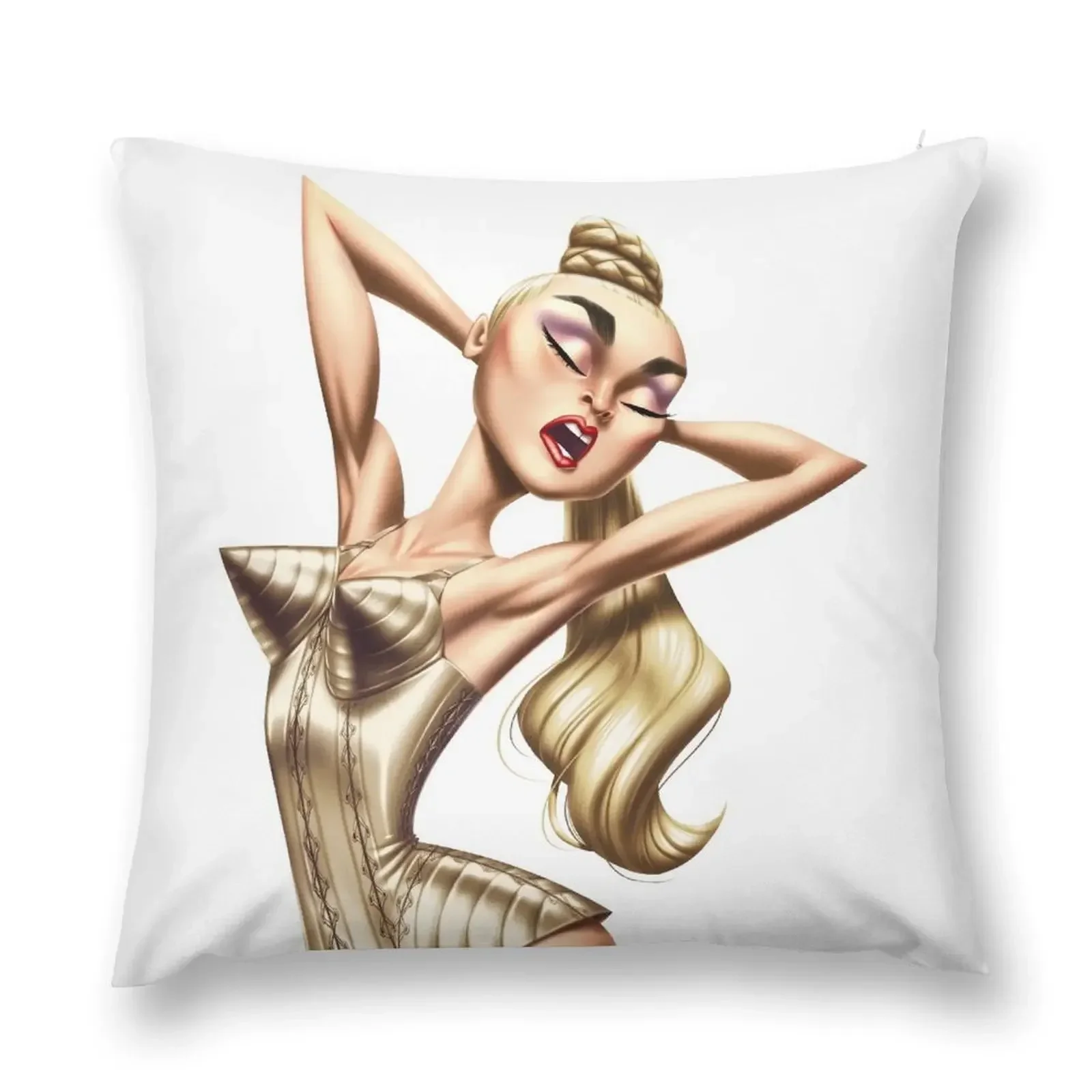 

Golden diva Throw Pillow Sofa Decorative Covers Pillowcase Cushion pillow