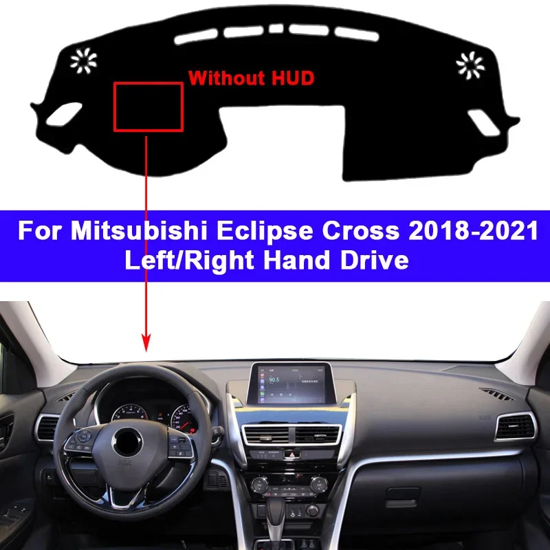 For Mitsubishi Eclipse Cross 2018 2019 2020 2021 Car Accessories Protective Pad Dashboard Cover Silicone Non-Slip Mat Sunshade