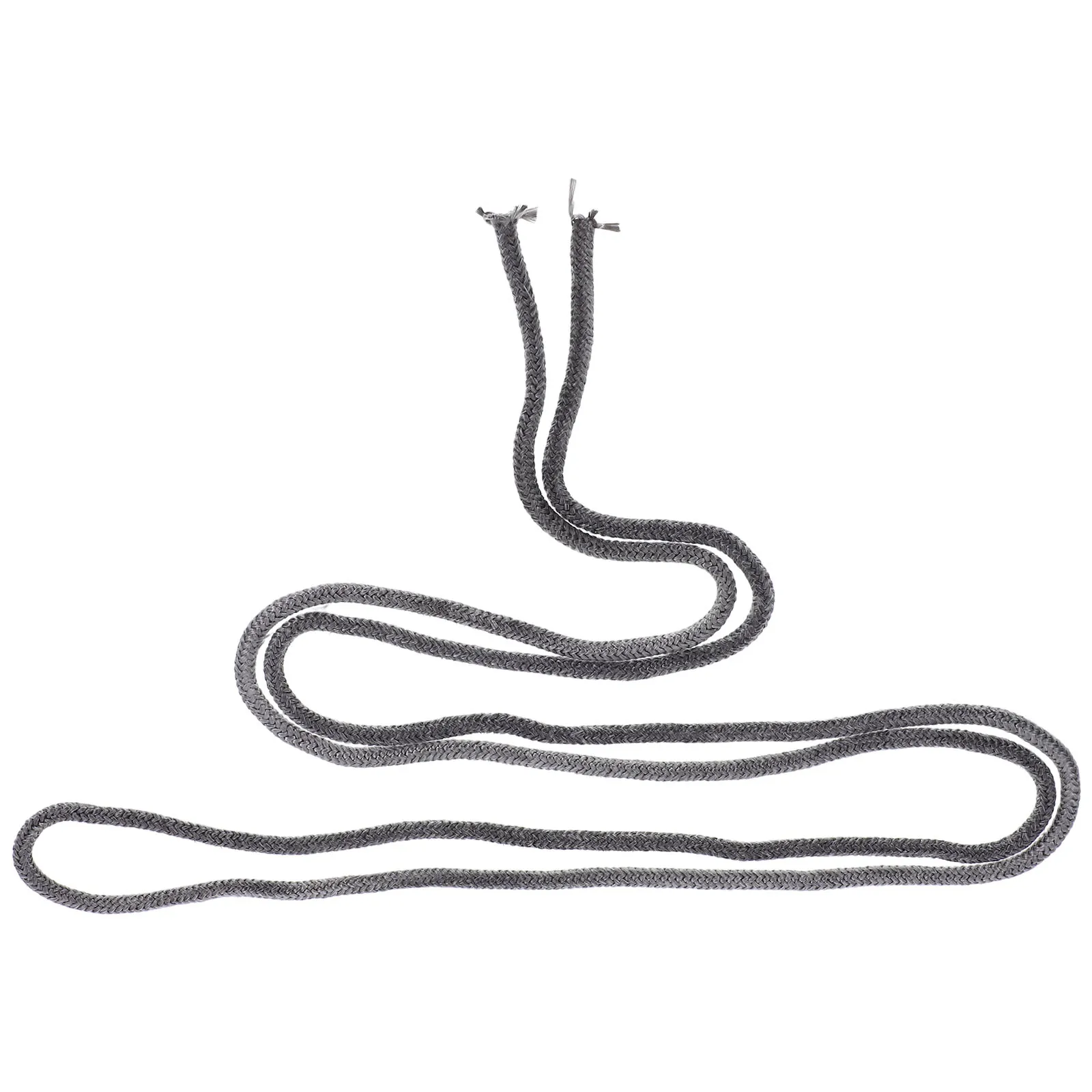 

Fiber Sealing Gasket Heat Resistant Fiberglass Rope for Wood Stove Grey High Temp Fireplace Sealing Stove Gasket Pellet Door