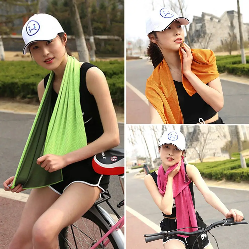 

Feeling Running Yoga Cooling Towel Summer Enduring Instant Chill Swimming Ice Face Towel Quick-Dry Rapid Cooling Sport Towel