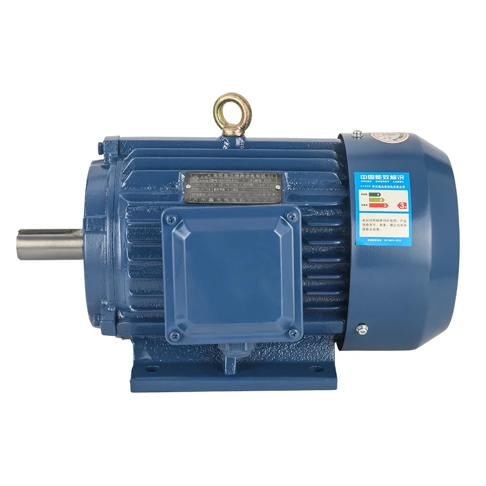 High-Efficient 3KW 4hp 1410RPM YE2 Three-Phase Induction Motor 380V Low Noise AC Electric Motor for Marine Use