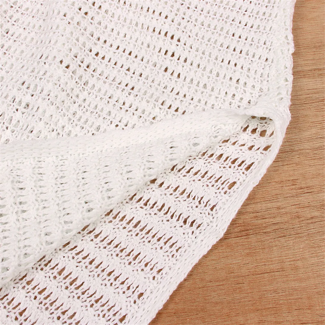 S-XL Sexy, ausgeschnittenes, mit Fransen und Quasten versehenes, gestricktes, gehäkeltes Tunika-Strandkleid, Strandkleid, Strandmode, Damenmode V3800 – Detail 24