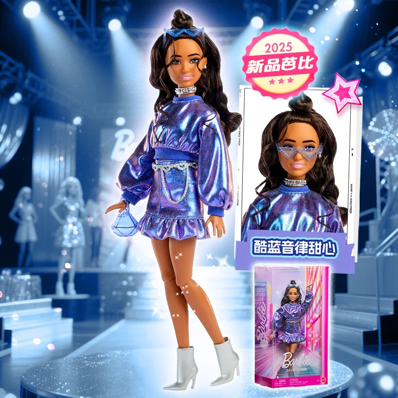 متنوعة الأصلي ماتيل باربي ديلوكس نمط دمية أشقر للفتيات مفصلية المفاصل لعب للأطفال عيد ميلاد هدية الكريسماس