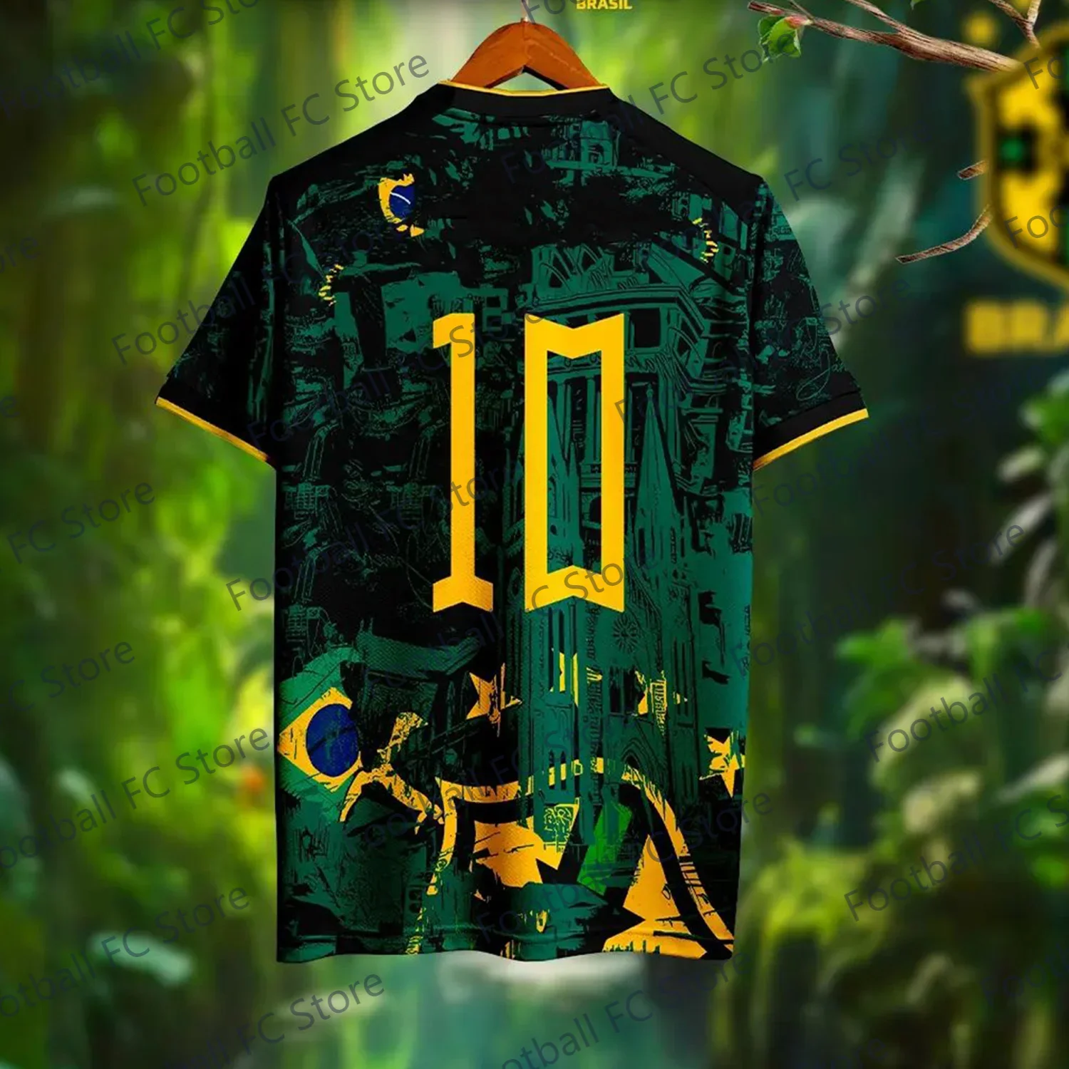 Neues 24-25 Summer Christ of Rio de Janeiro T-Shirt CHATGPT Intelligent Design Edition Spezial-Fußballtrikot für Kinder/Erwachsene