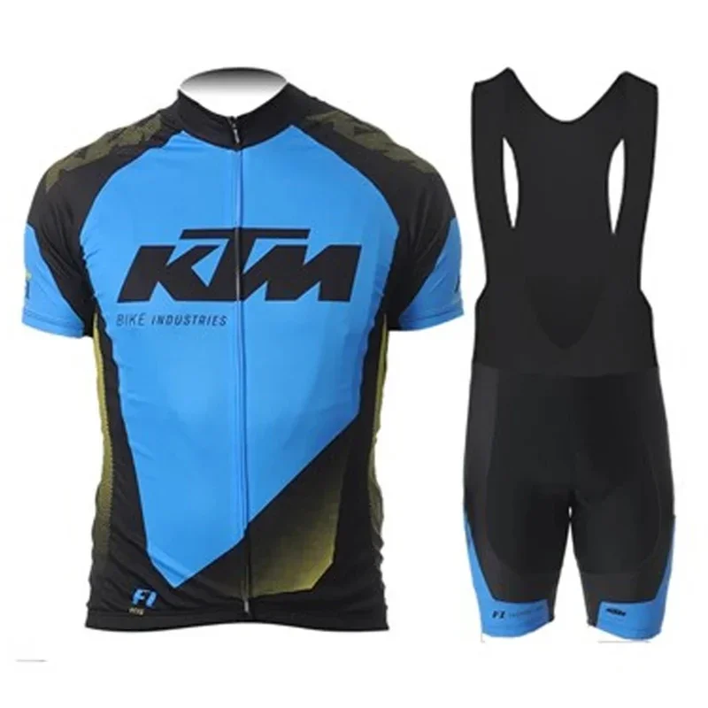 Ktm Pro Team 2025 Summer Cycling Jersey Suit Men\'s Breathable Mountain Bicycle Clothing Set Bike Mountain Maillot Ropa Ciclismo