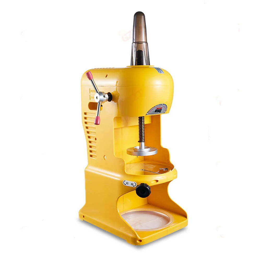 Portable Snowflake Shaver Electric Shaved Ice Shaving Machine Commercial Snow Ice Shaving Machine for Milk Tea Shop Stall Tool
