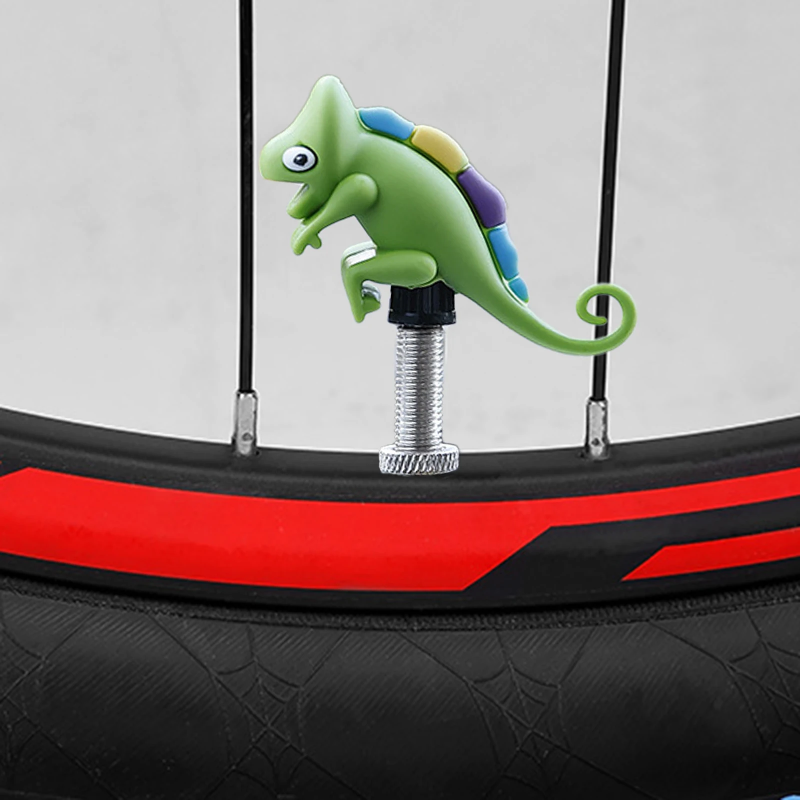 AliExpress NONE Silicone Valve Cap Cartoon Design for Road Bike Mountain Bike Waterproof Decoration