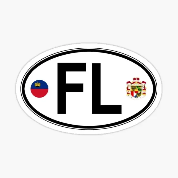 Liechtenstein LI Flag Lion Emblem Stickers Bicycle Wall Waterproof Car Helmet Camper Racing Boat Room Table PVC Decal Customized