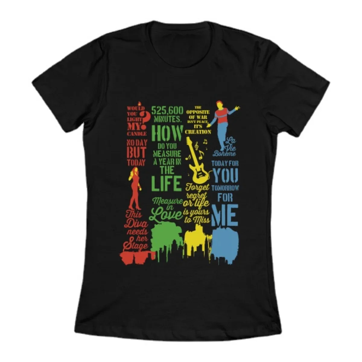 

Rent Best Quotes Tshirt Rent Musical Women's T-Shirt