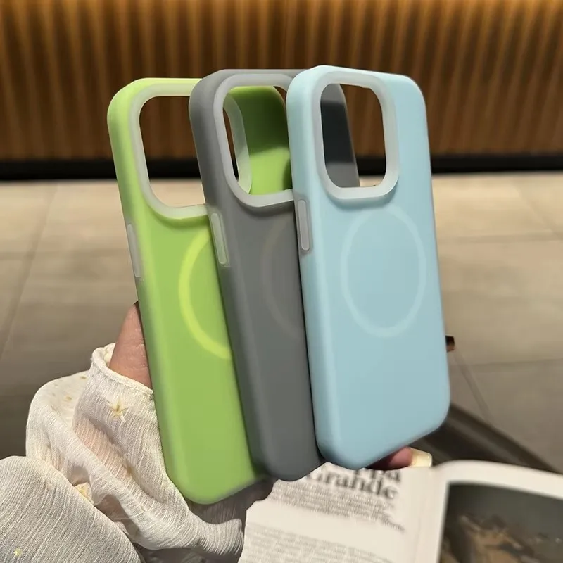 

Liquid Jelly Candy Silicone Magsafe Case For Xiaomi Mi 15 14 13 Redmi K80 K70 Pro Ultra TPU Cover Wireless Charging Magnetic