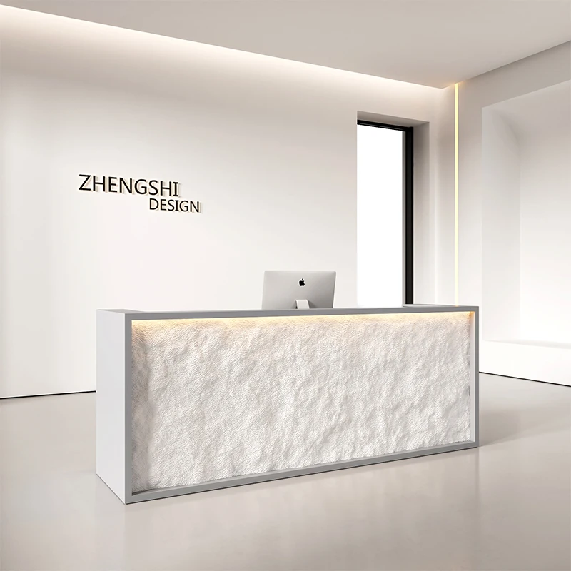 

Modern Luxury reception desk Beauty salon clothing store checkout counter Customer center Computer desk escritorio furniture