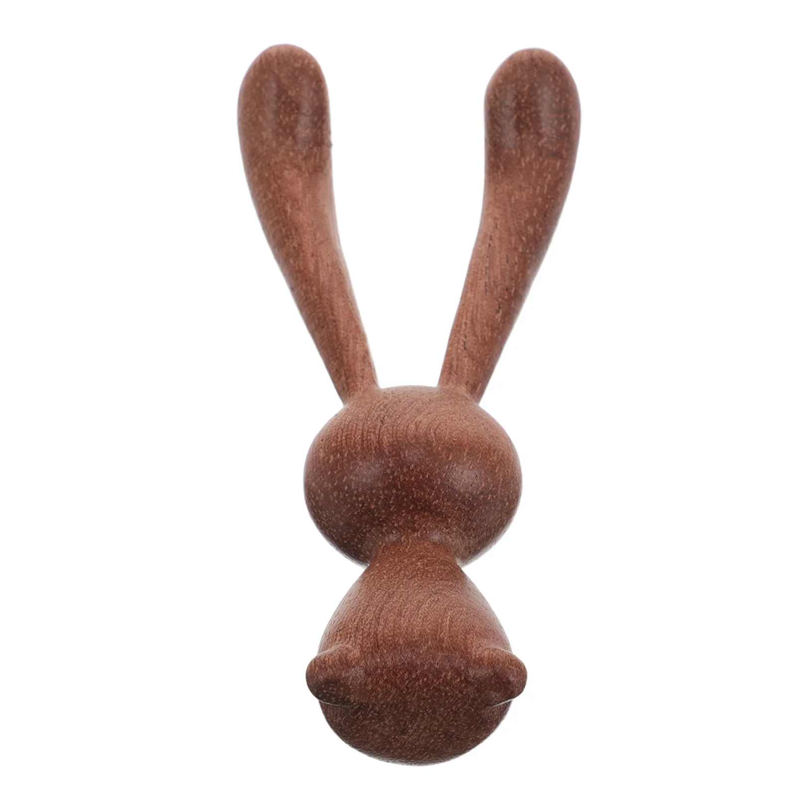 

Cute Easter Bunny Miniature Figurines Wooden Desktop Ornament Nursery Room Decoration Lightweight Rabbit Statue Small Bunny