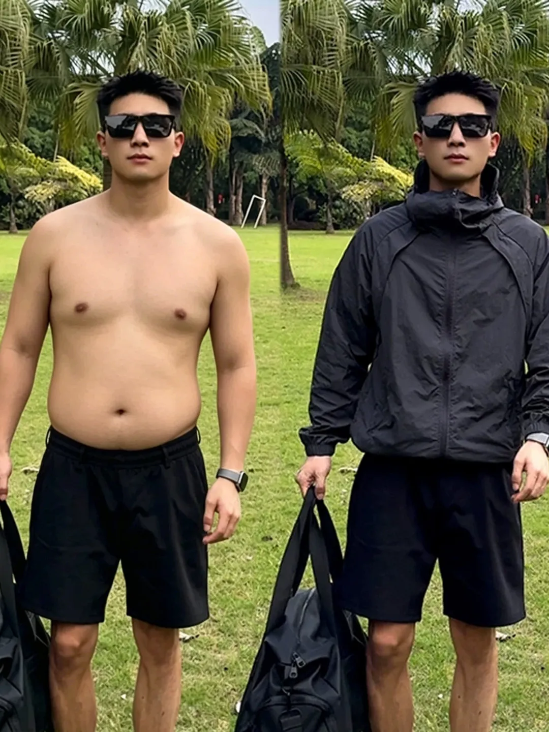 メンズサマー軽量速乾フード付き日焼け止め服アウトドアフィッシングジャケット通気性バックデザインスタンダードフィット