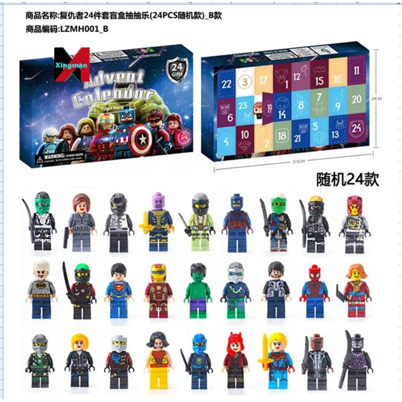 2025customized.Advent Calendar 24pcs/set Mystery Blind Boxes pokemoned Sanrioed Action Figures F