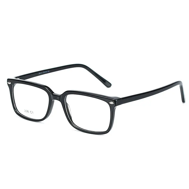 

BLUEMOKY Top Fashion Minimalist Unisex Style Handmade Acetate Optical Frames Rectangular Eyeglasses