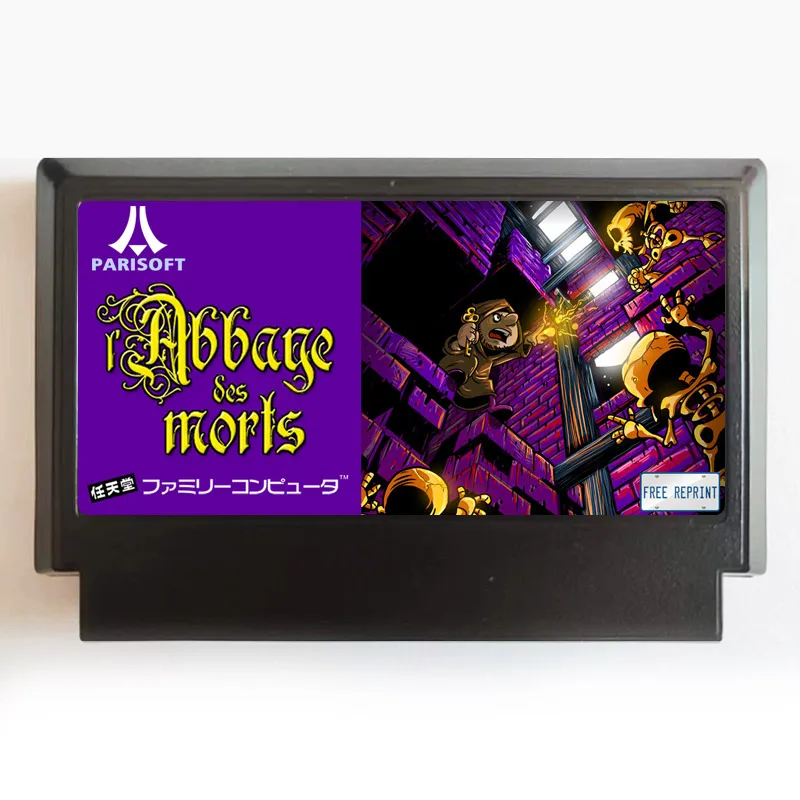 

L'Abbaye des Morts 60-контактная 8-битная игровая карта для игровой консоли FC
