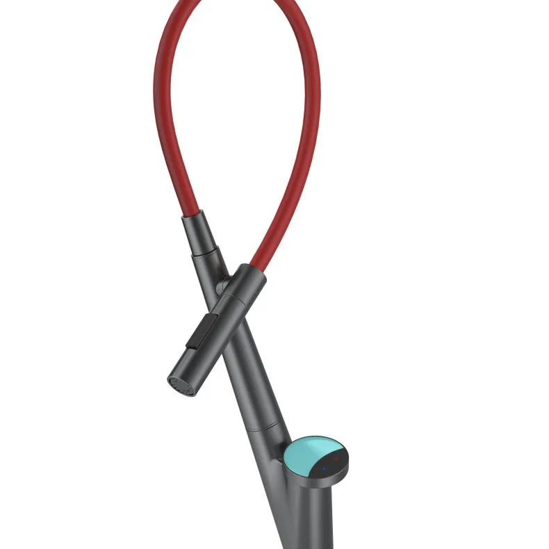 

Kitchen telescopic rotating all-copper vegetable basin faucet, vegetable basin rose gold faucet